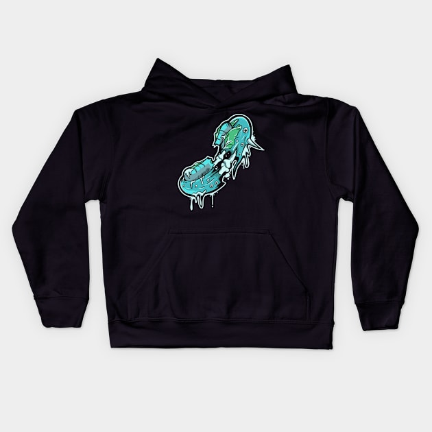 Food bone Kids Hoodie by Dayone